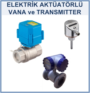 Aktiatörlü Vana ve Transmitter